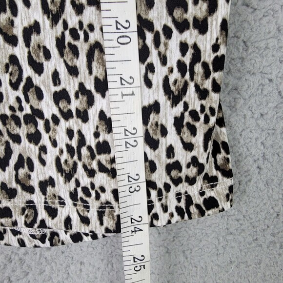 Tahari Womens Blouse Medium Office Siren Surplice Neckline Gold Buckle Slimming - Picture 8 of 13